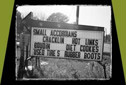 Small Accordian Sign